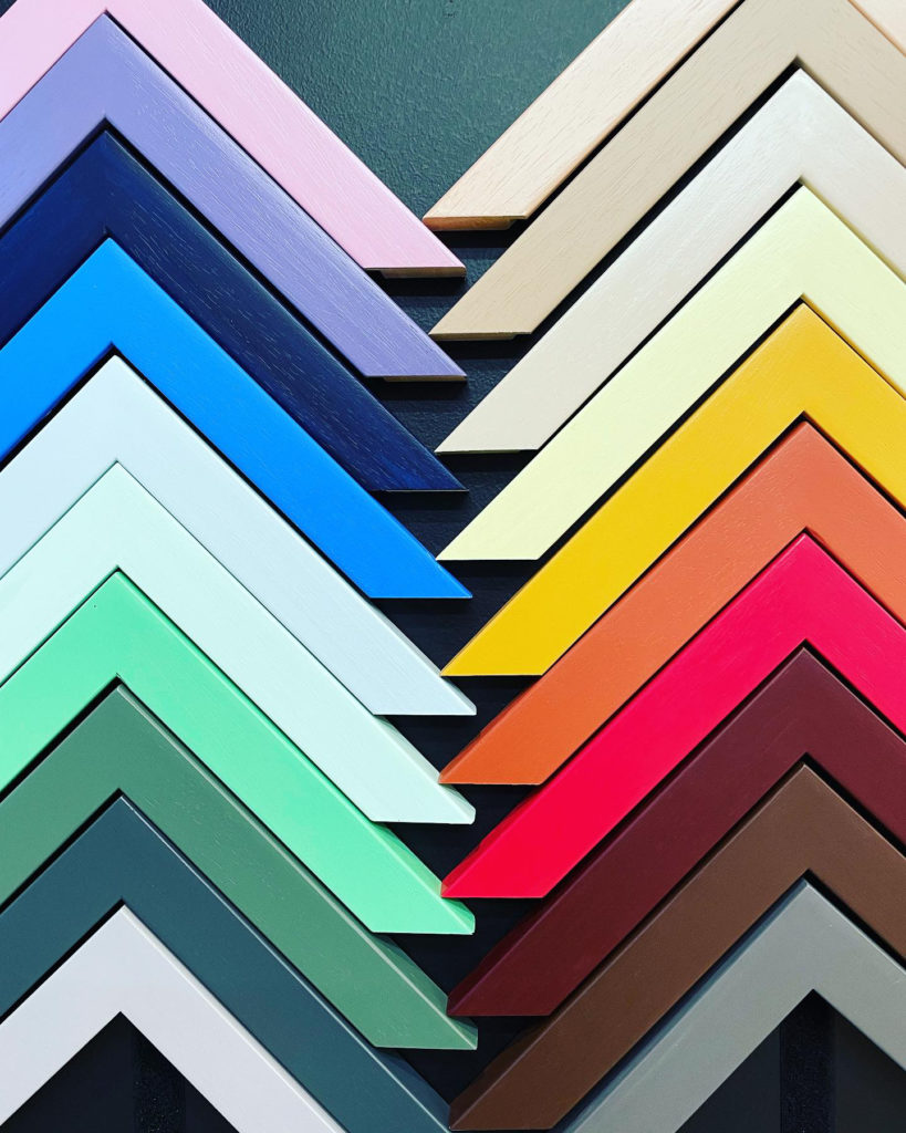 custom coloured frames 